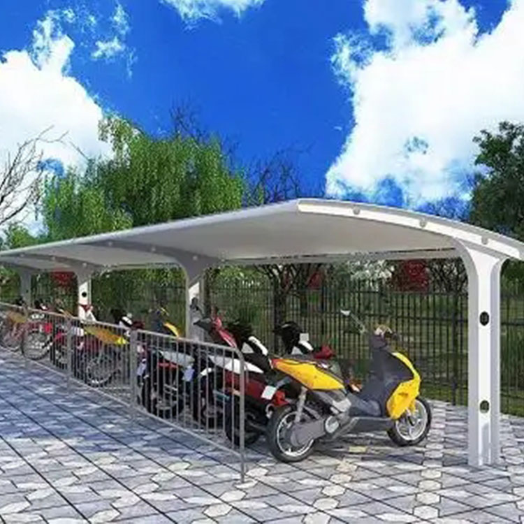 博湖县膜结构电动车棚